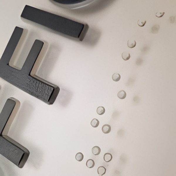 Close-up of minimalist clock design